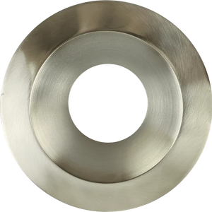 Aster 6 inch brushed nickel round recessed lighting trim - Available at Electrical Marketplace