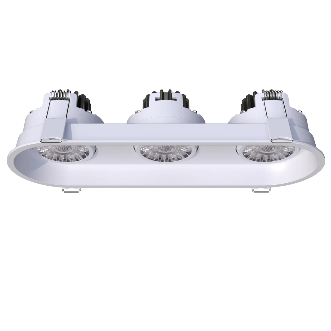 High-output-23W-recessed-oval-gimbal-fixtures-with-FT6-plenum-wire