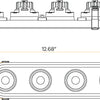 Architectural-four-head-oval-regress-gimbal-spotlights-installed-in-ceiling