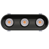 Ellipse-3-inch-oval-triple-head-regress-gimbal-LED-downlights-white-and-black
