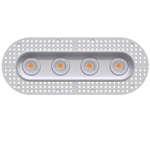 Seamless-mud-in-plaster-frame-on-trimless-oval-four-head-gimbal-light