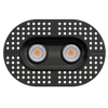 Seamless-mud-in-plaster-frame-on-trimless-oval-double-head-gimbal-light