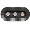 Seamless-mud-in-plaster-frame-on-trimless-oval-triple-head-gimbal-light
