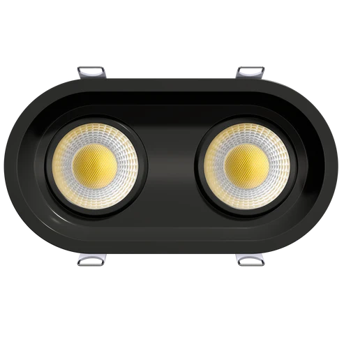 Low-profile-overlapping-flange-on-trimmed-oval-double-head-gimbal-light