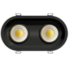 Low-profile-overlapping-flange-on-trimmed-oval-double-head-gimbal-light