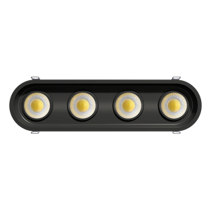 Ellipse-3-5-inch-trimmed-oval-four-head-regress-gimbal-LED-downlights - Available at Electrical Marketplace