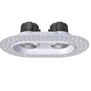 Double-60-degree-flood-beam-recessed-trimless-oval-fixtures-with-FT6-cable - Available at Electrical Marketplace