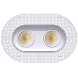 Seamless-mud-in-plaster-frame-on-trimless-oval-double-head-gimbal-light