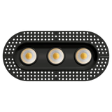 Seamless-mud-in-plaster-frame-on-trimless-oval-triple-head-gimbal-light