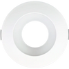 Aster 3.5 inch white round trim for recessed LED lighting systems