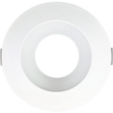Aster 3.5 inch white round trim for recessed LED lighting systems