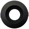 Aster 3.5 inch black round trim for recessed LED lighting systems