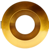 Aster 3.5 inch brushed brass round trim for recessed LED lighting systems