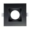 Aster 3.5 inch black square trim for recessed LED lighting systems