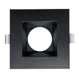 Aster 3.5 inch black square trim for recessed LED lighting systems