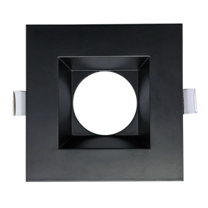 Aster 3.5 inch black square trim for recessed LED lighting systems - Available at Electrical Marketplace