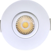Saturn 2 inch high output round LED flushed gimbal recessed light white and black finish 8W 14W selectable 1100 lumens 5CCT wet rated IC rated
