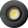 Saturn 2 inch high output round LED flushed gimbal recessed light white and black finish 8W 14W selectable 1100 lumens 5CCT wet rated IC rated