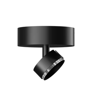 Jupiter-2-5-inch-black-adjustable-surface-mount-monopoint-canopy-swivel - Available at Electrical Marketplace