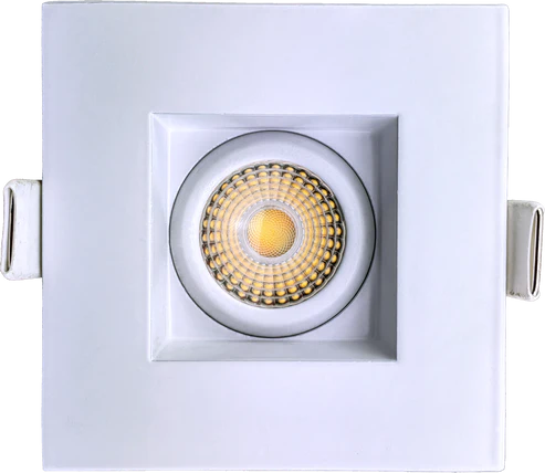 adjustable 2 inch square LED gimbal recessed light with 30 degree tilt and 360 rotation