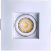 adjustable 2 inch square LED gimbal recessed light with 30 degree tilt and 360 rotation