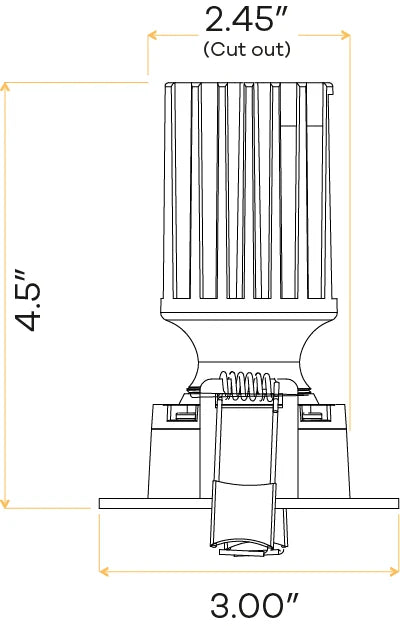 Saturn-2-inch-high-output-square-regress-gimbal-led-light-30-degree-tilt-wet-location