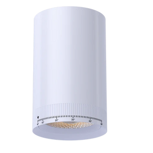 Jupiter-3-inch-round-adjustable-beam-led-cylinder-downlight-white-and-black-models - Available at Electrical Marketplace