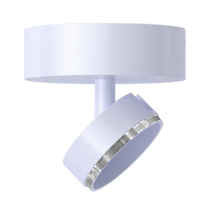 G-30070-jupiter-3-inch-round-surface-mount-monopoint-canopy-white - Available at Electrical Marketplace