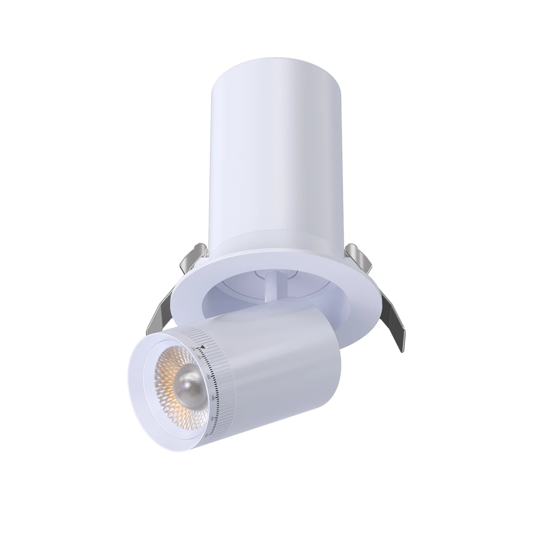 3 Inch Round Retactrable Cylinder LED Downlight | 1K Lm | 120/277V | CCT Selectable | Pulsar Series | Goodlite G-32500/510