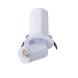 Pulsar-3-inch-round-retractable-directional-LED-downlights-white-and-black