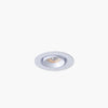 Retractable-scoping-recessed-spotlight-with-90-degree-tilt-hinge