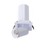 Pulsar-3-inch-square-retractable-directional-LED-downlights-white-and-black