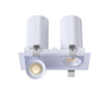 3 Inch Double Head Retractable Cylinder LED Downlight | 1.900Lm | 120/277V | CCT Selectable | Pulsar Series | Goodlite G-32502/512