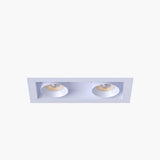 3" Double Head Retractable Cylinder LED Downlight | 1.900Lm | 120/277V | CCT Selectable | Goodlite G-32502/512