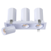 Triple-head-trimmed-recessed-spotlight-with-independent-90-degree-telescoping-hinges