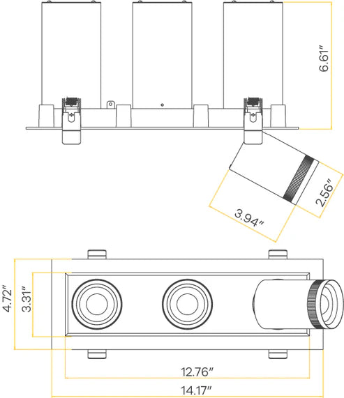 Triple-zoom-lens-recessed-multilight-fixture-with-20-to-55-degree-beam-spread