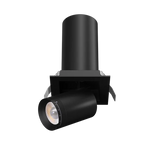 Square-trimmed-recessed-spotlight-with-90-degree-telescoping-cylinder