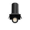Pulsar-3-inch-square-retractable-directional-LED-downlights-white-and-black