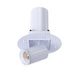 Pulsar-3-inch-square-trimless-retractable-directional-LED-downlights-white-and-black