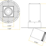 Square-trimless-zoom-lens-ceiling-fixture-with-20-to-55-degree-beam-spread