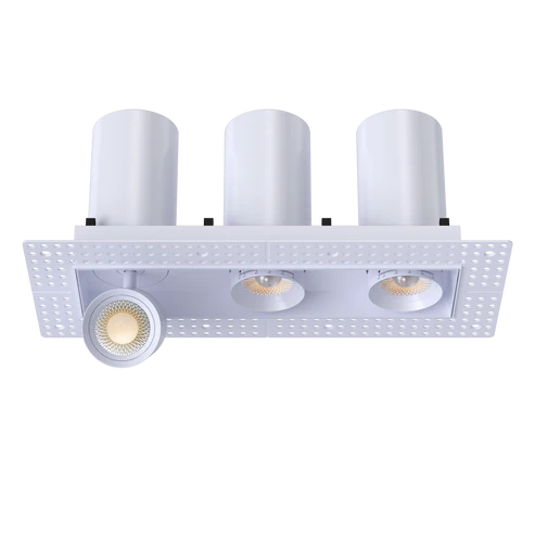 IC-rated-wet-location-triple-head-trimless-retractable-ceiling-light-36W-5CCT