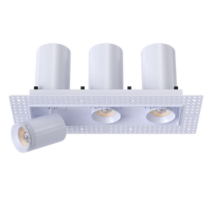Pulsar-3-inch-triple-head-trimless-retractable-multiple-directional-LED-downlights - Available at Electrical Marketplace