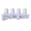 Four-head-trimless-plaster-in-recessed-spotlight-with-independent-90-degree-telescoping-hinges