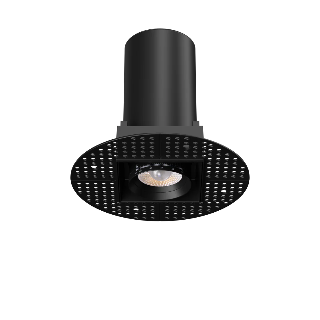 Square-trimless-zoom-lens-ceiling-fixture-with-20-to-55-degree-beam-spread
