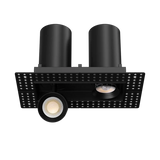 IC-rated-wet-location-double-head-trimless-retractable-ceiling-light-24W-5CCT