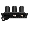 Triple-head-trimless-plaster-in-recessed-spotlight-with-independent-90-degree-telescoping-hinges
