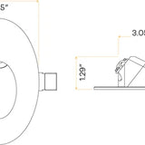 Eclipse-oval-clip-in-led-step-light-36-degree-beam-angle