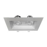 Saturn-multiple-3-inch-2-head-regress-gimbal-led-recessed-light-white