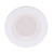 4 inch round retrofit LED downlight with selectable CCT and white trim, Space Series 10W