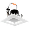 4 inch square high output LED retrofit downlight with selectable CCT, 14W, Space Series